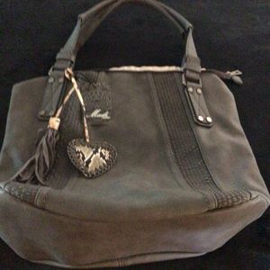 Grey Suede Tote. New, never worn.